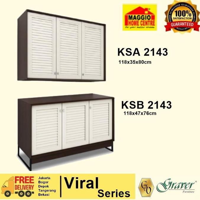 RAK PIRING MINIMALIS MODERN - LEMARI PIRING - KITCHEN SET MINIMALIS -KSA VIRAL - GRAVER