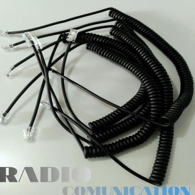 Callme- Kabel Sepiral Mic Rig Icom Ic 2300-2100-2200