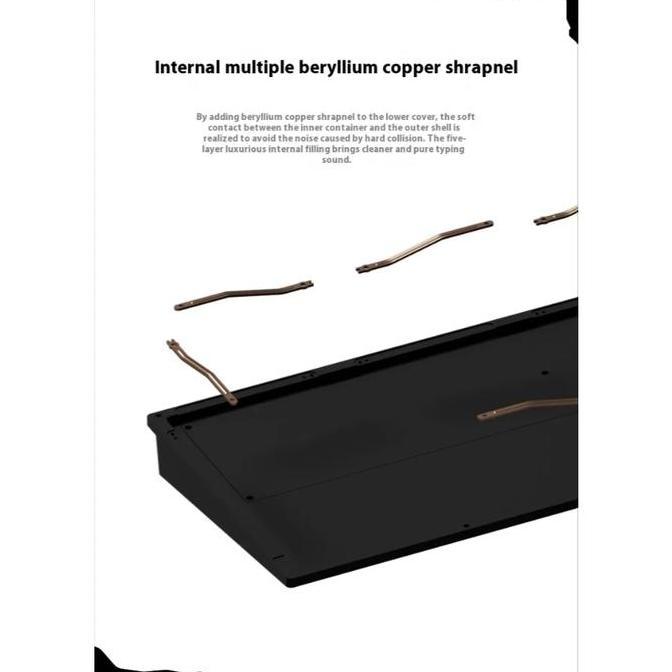 Mechanical Keyboard Weikav Stars75 Alumunium Barebone Wireless