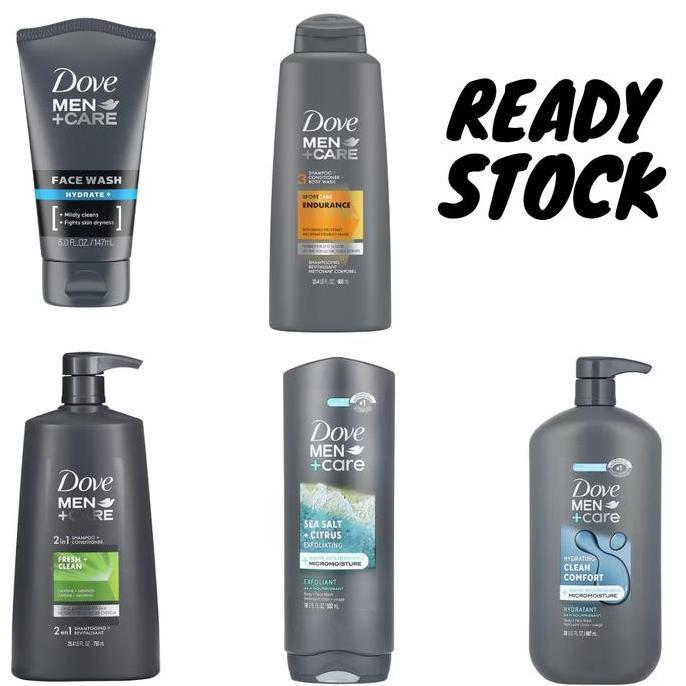 IMPORT USA Dove Men Care Shampoo Conditioner Body Face Wash