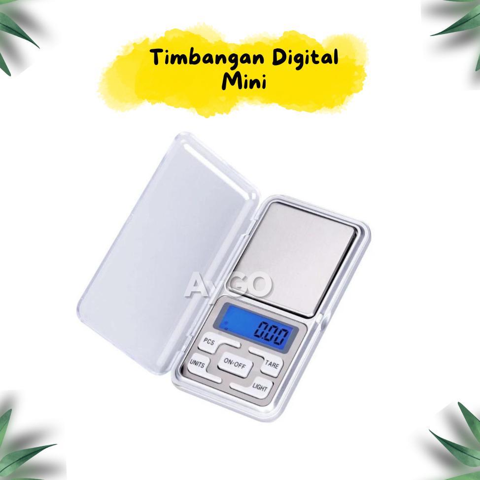 Timbangan Emas Mini Digital Akurat 200gr Silver