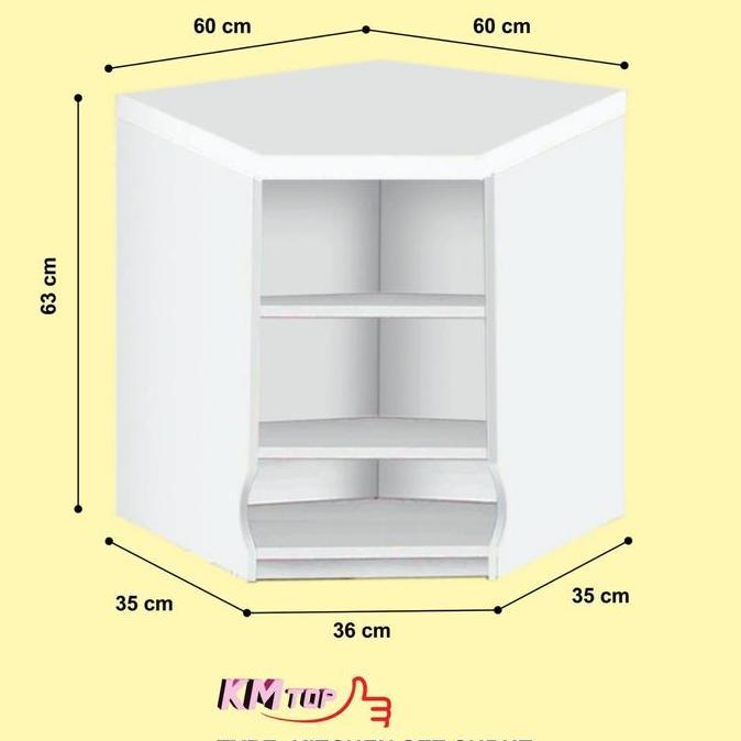 Kitchen Set Sudut Atas Minimalis (Promo )