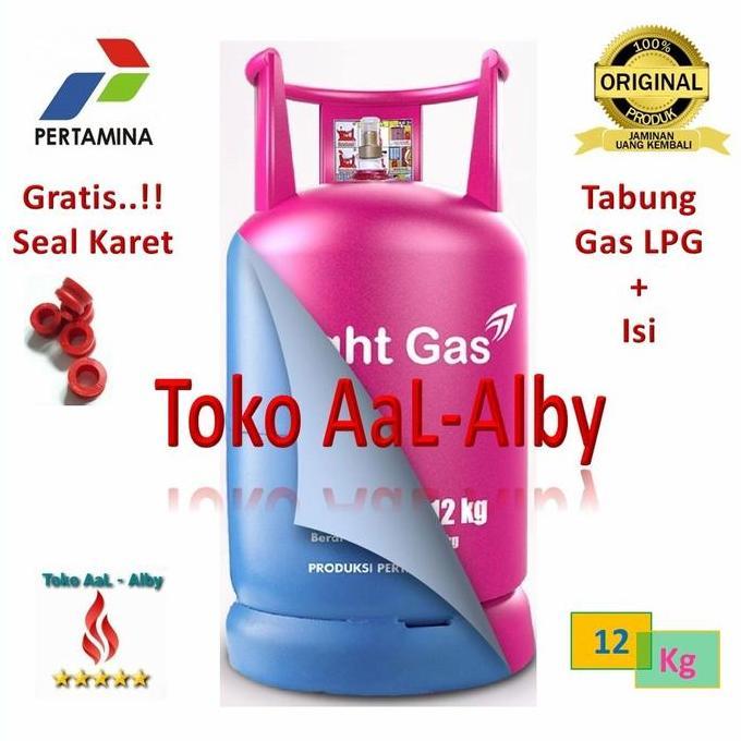 Tabung Gas 12 Kg LPG/Elpiji + isi