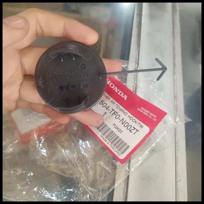 TERLARIS COVER TUTUP TOWING HOOK BUMPER BELAKANG HONDA JAZZ S RS GE8 2008-2014 