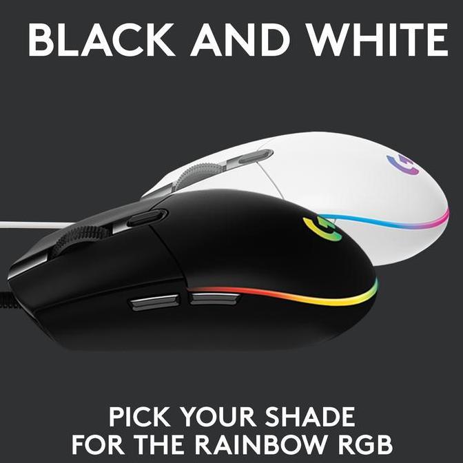 Logitech G203 Mouse Gaming Wired RGB Lightsync