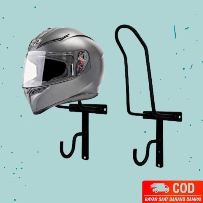 NEW MODEL GANTUNGAN HELM / RAK GANTUNG JAKET DAN HELM / RAK DINDING