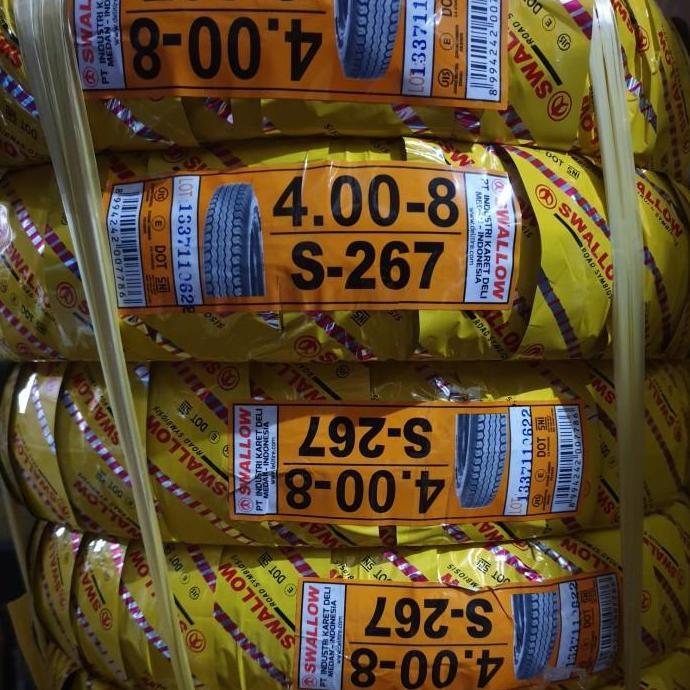 Ban Luar Swallow 400 - 8 Ban Ring 8 Bajaj RE TVS BBG Roda Tiga 400-8