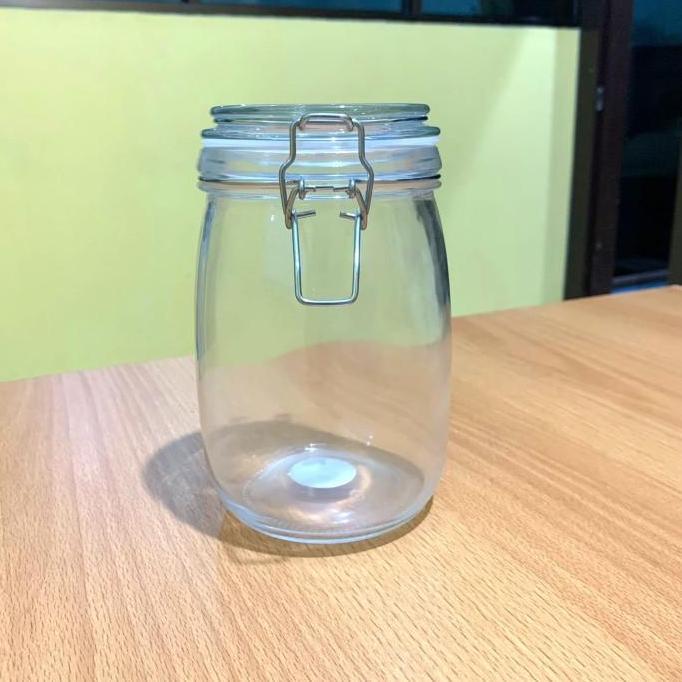 JKKDU1L toples kaca hermetico 1000ml 1 liter tutup kait/ hermatico jar