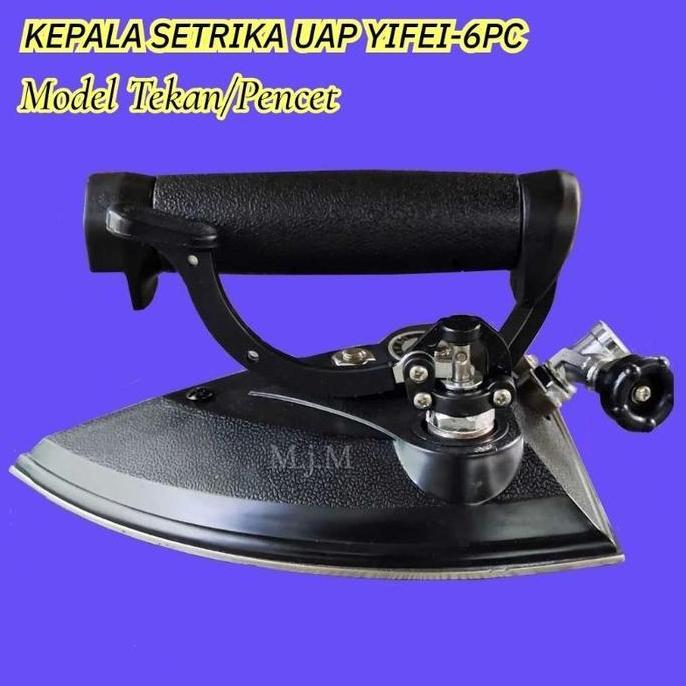 SETRIKA UAP BOILER TEKAN/KEPALA SETRIKA UAP MODEL PENCET YIFEI-6PC / MEREK YIFEI
