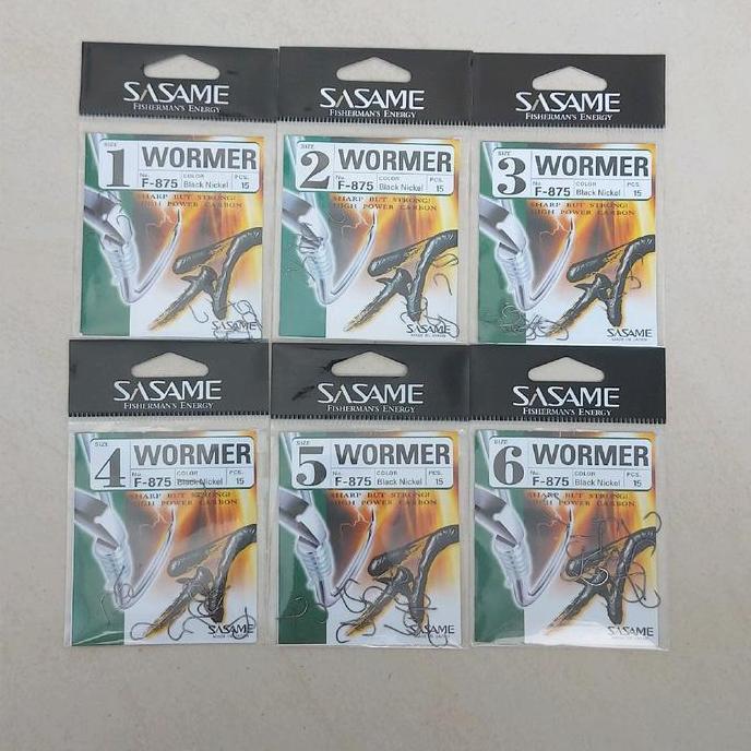 Mata kail pancing Sasame Wormer F-875