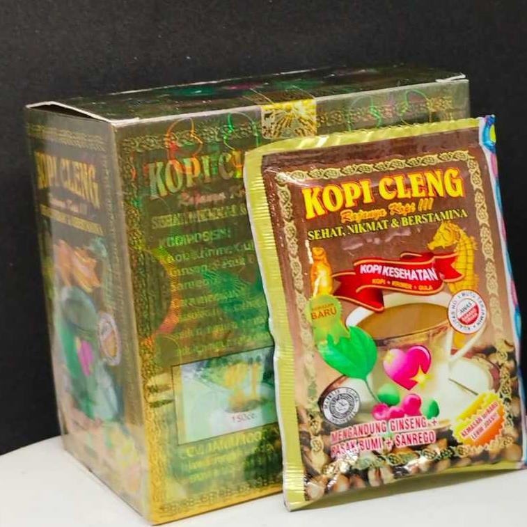 10 Sachet Kopi Cleng Original - Membantu Meningkatkan Stamina