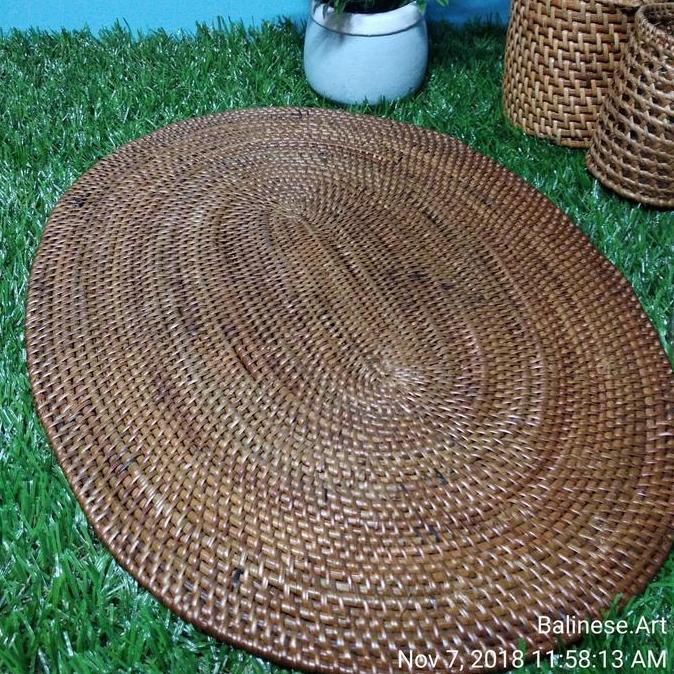 placemat tatakan piring anyaman atte rotan