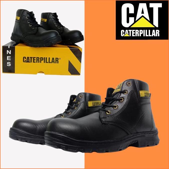 SEPATU SAFETY BOOT PRIA WANITA UJUNG BESI / SEPATU KERJA PROYEK PABRIK CHEF KITCHEN SPBU / SAFETY SH