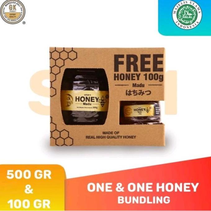 QUICK FRESH HONEY BUNDLING 500GR+100GR RAW