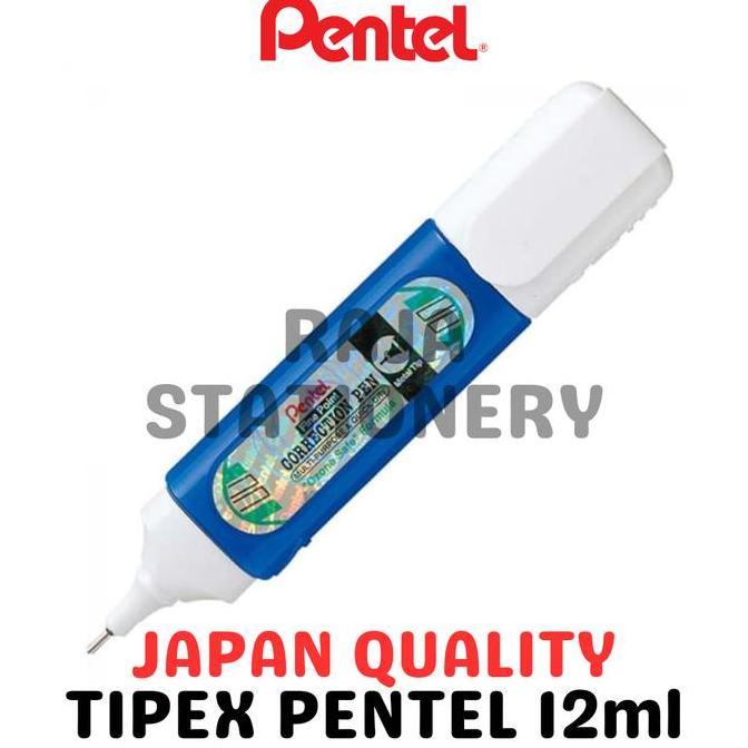 Stationery- Pentel Correction Fluid 12Ml / Tipex Cair Pentel Cair Tip Ex Zl-31W