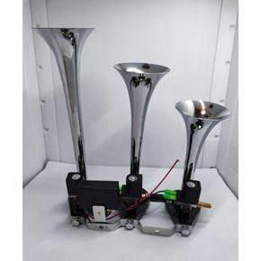 AVAHAJA SPR Klakson Telolet 3 Corong Angin 12 Volt dan 24 Volt Klakson Angin Kendaraan Truk Bus
