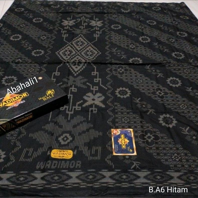NEW PROMO Sarung Wadimor Hitam Sarung Wadimor MOTIF BALI HITAM Sarung Wadimor Sarung Hitam