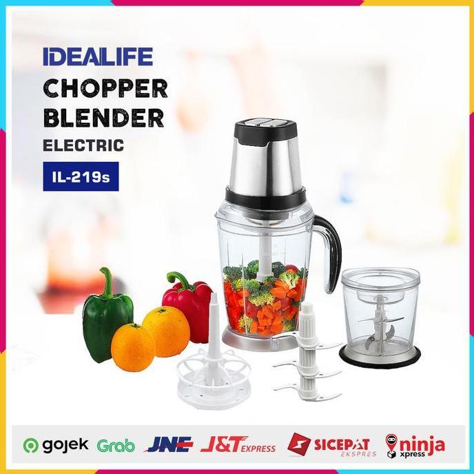 CUCI GUDANG - IDEALIFE IL-219s / IL219S Electric Chopper Blender