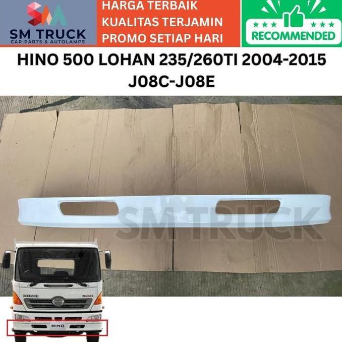 NARDJIOSO SAMBUNGAN BUMPER BEMPER DEPAN BAWAH TAMBAHAN HINO 500 LOHAN 235 260 TI J08C J08E ALA THAIL