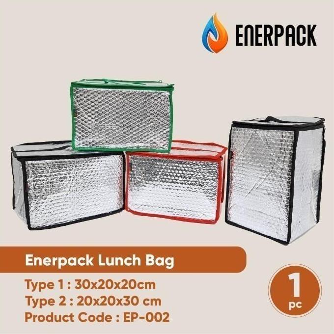 TAS ALUMUNIUM FOIL Warm Bag Cooler Bag - Tas Eskrim Frozen Food EP-002