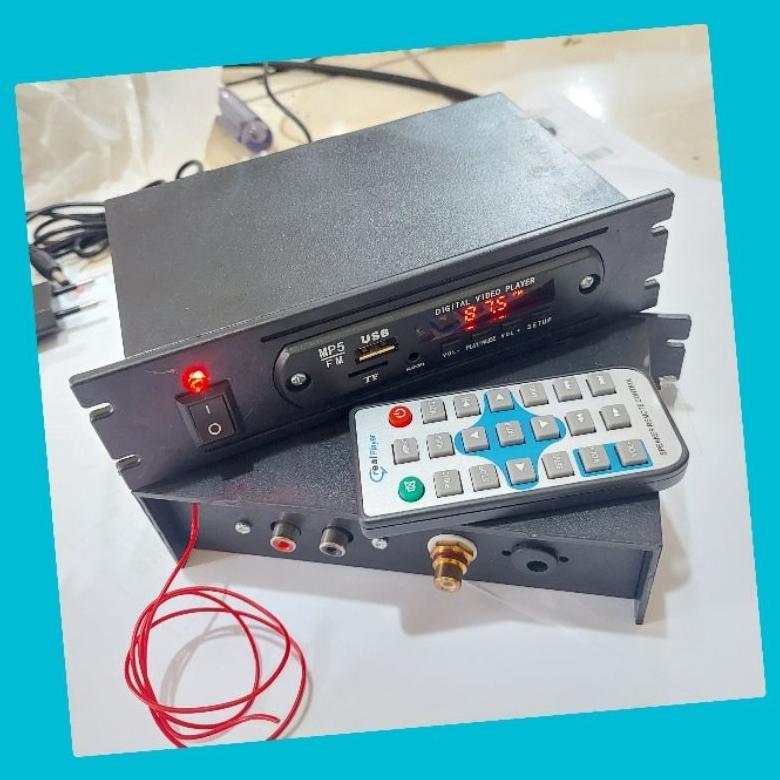 Ayabdg Rakitan Mp5 Mp4 Mp3 Video Player Bluetooth 12V / Ampli Radio Speaker Aktif / Mp5 Box Plus Ada