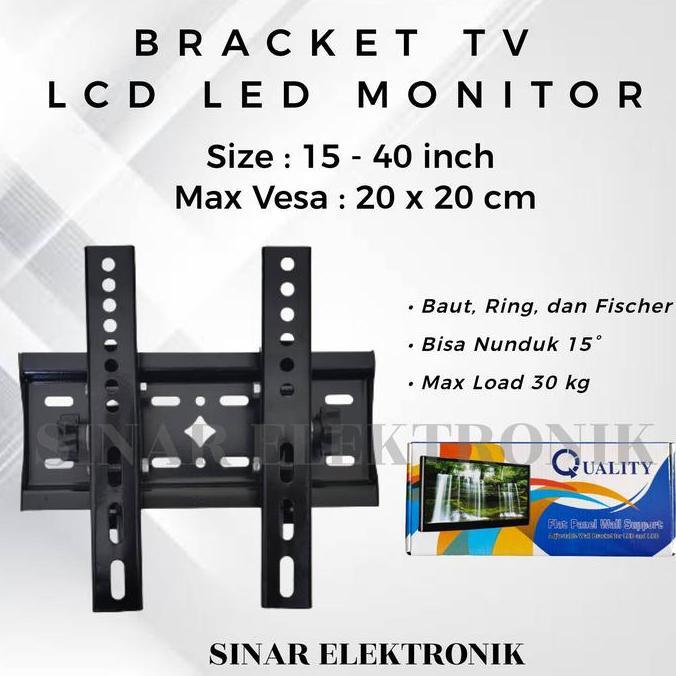 Akusesari- Bracket Tv Lcd Led 15-40 Inch