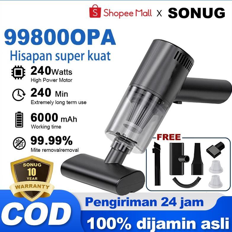ARVESSA SONUG PENYEDOT DEBU PORTABEL PENYEDOT DEBU LIMA-DALAM-SATU 998000PA PENYEDOT DEBU KASUR PENY