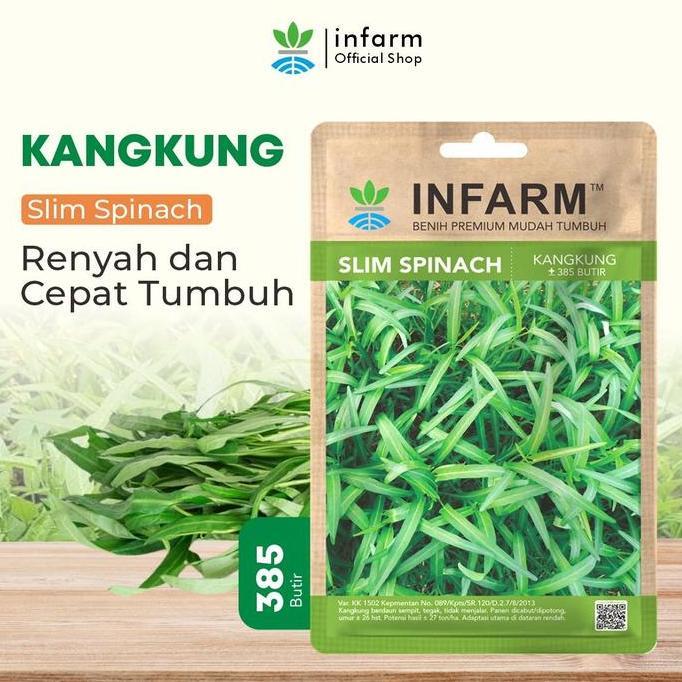 INFARM - Benih Unggul Bibit Biji Sayur Kangkung Benih Sayur Sayuran Bibit Benih Tanaman Sayur Kangku