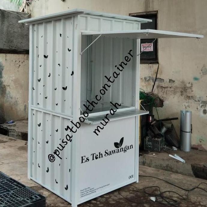 Terlaris Booth Container Es Teh 120X150X200