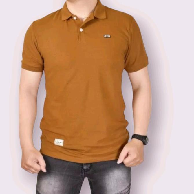 Kaos Kerah Pria Dewasa Keren Polo T-shirt Premium Terbaru Katun Basic Formal  Simple Baju Casual Pen