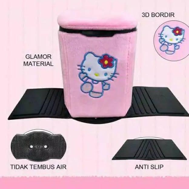 Awet Tempat Sampah Hello Kitty Tempat Sampah Karakter Lucu Aksesoris Mobil Lucu