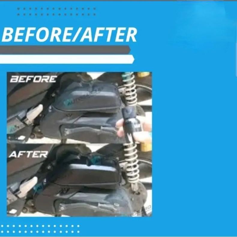 Flash Sale Penghitam Body Motor Black Magic Pengkilap Motor 60Ml