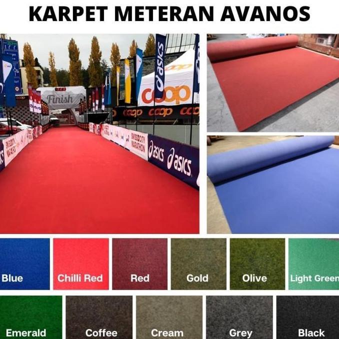 Grosir Karpet Non Woven Lantai Brudu Polos Alas Kasur Duduk Pameran 180X200