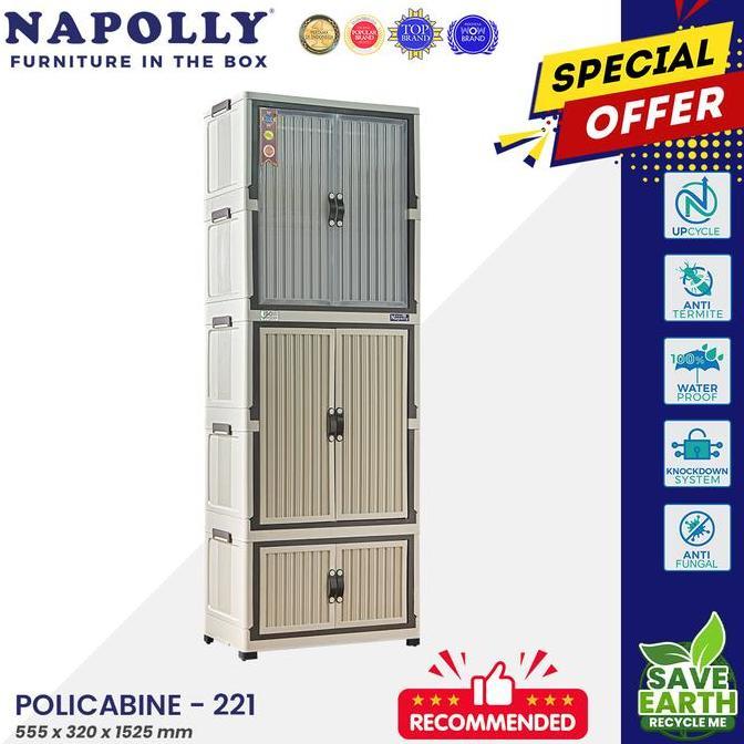 Sale Lemari Plastik Pakaian Dapat Dilipat 2/3 Tingkat Laci Susun Storage Cabinet Plastik Rak Susun P