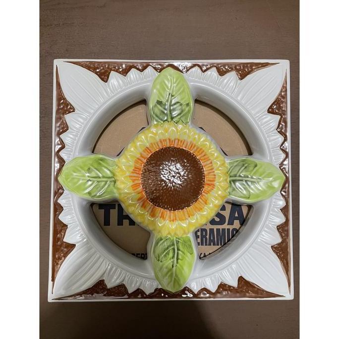 Roster / Loster Keramik Trisensa / Lubang Angin 30x30 cm Motif Bunga