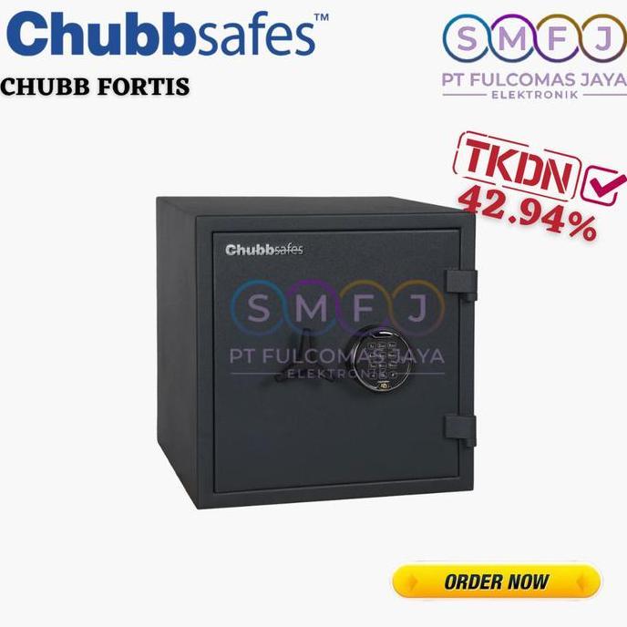 Murah Chubb Fortis El Spartan Pivot Brankas Anti Api Tahan Api Kunci Digital
