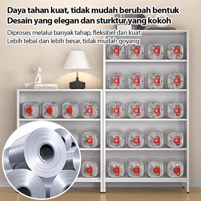 Promo Tete_1 Baja Rak Sepatu Tertutup Lemari Penyimpanan Multi Anti Debu Lapis Lemari Sepatu Besar P