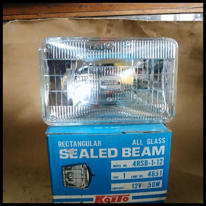 BEST DEAL LAMPU SEAL BEAM SEALED BEAM KOTAK 4RSB 1-12 12V KOITO ASLI JAPAN 