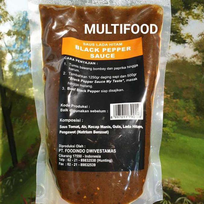Spice- Saus Blackpepper Steak / Saus Bumbu Lada Hitam My Taste Halal