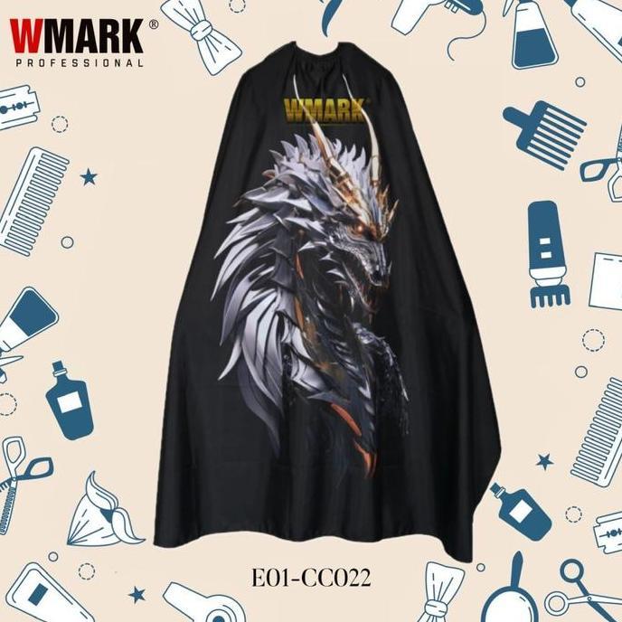 Nisu- Kain Kep Kip Wmark Barbershop Hairdressing Cutting Cape 140 X 160 Cm