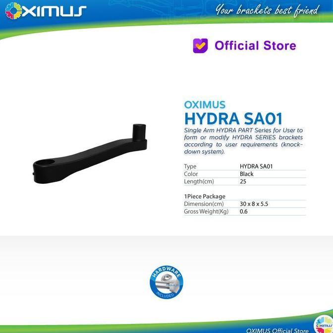 BRACKET TV OXIMUS HYDRA YL YD PART - SA-01 SINGLE ARM