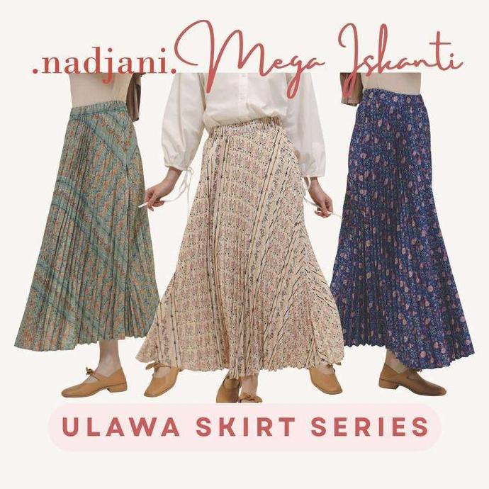 Nadjani X Megaiskanti Ulawa Rok Skirt Pleats