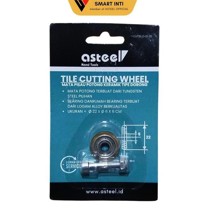 Soon- Mata Tile Cutter Blade Pisau Potong Keramik Granit Dorong + Bearing - Tile Cutter Wheel - Mata