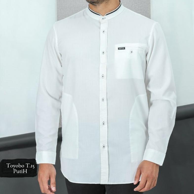 CALVORA KEMEJA KOKO KURTA SAVIQ LENGAN PANJANG KATUN TOYOBO MURAH