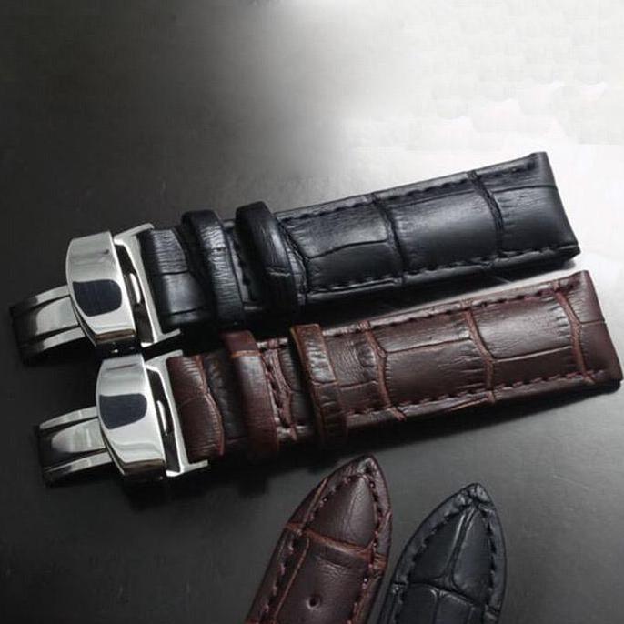 Strap leather butterfly clasp terlaris