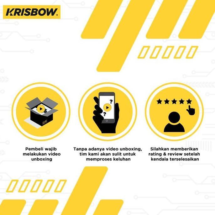 Krisbow Window Squeegee Pembersih Kaca Dengan Handle 25.4 Cm
