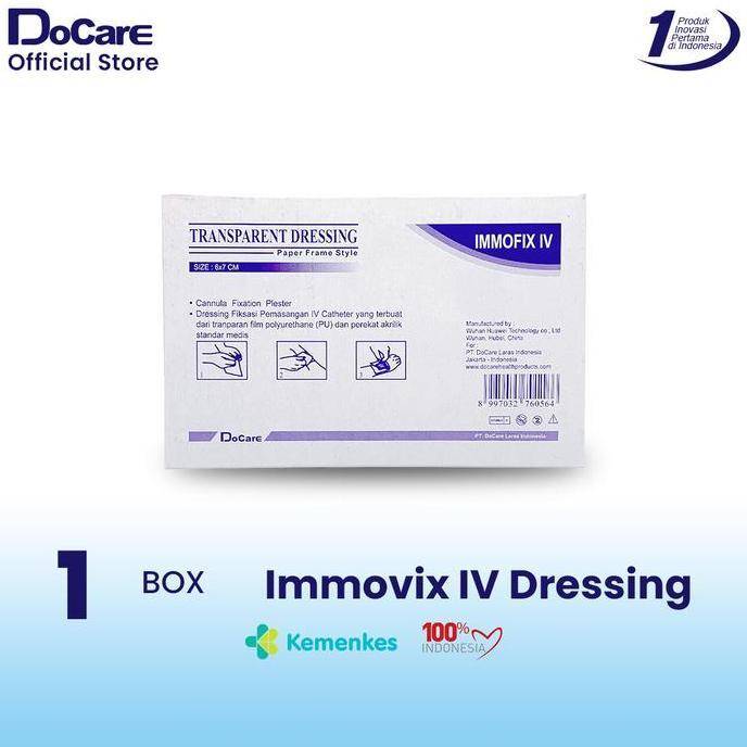 HARGA TERBAIK - IMMOFIX IV Dressing Tranparent Film