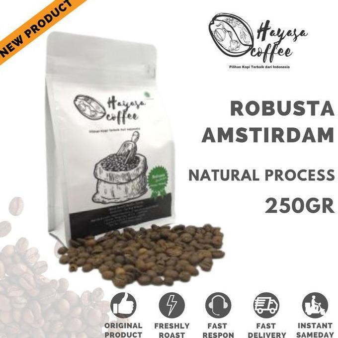 Dryck- Kopi Hayasa Amstirdam Dampit Malang Robusta - 250 Gr