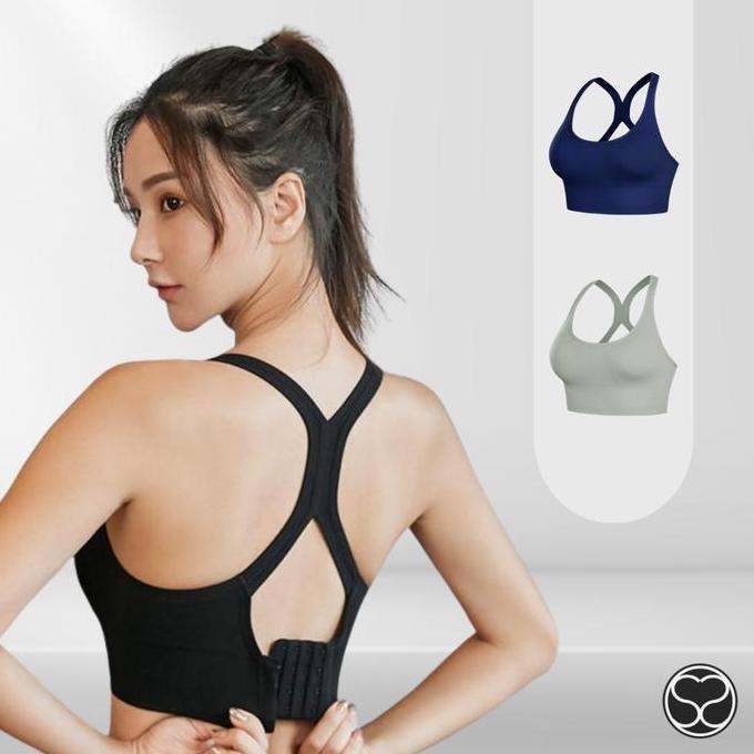 CLEARANCE SALE - SecondShape - X Bra Sport Bra Wanita Olahraga Yoga Gym Fitness