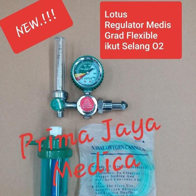 BIG SALE - Regulator Oksigen Lotus. Regulator/Flowmeter Oksigen